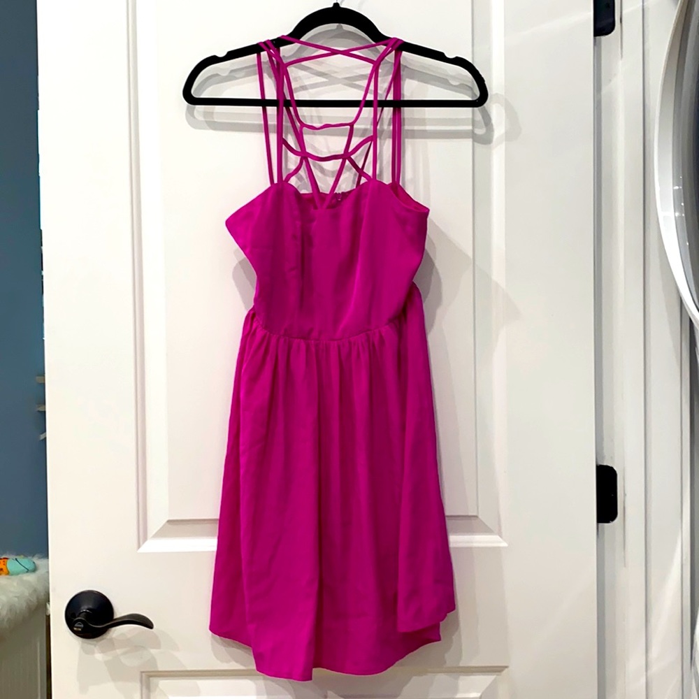 Lulu’s Magenta Strap dress